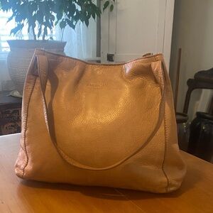 American Leather Tan Shoulder Bag